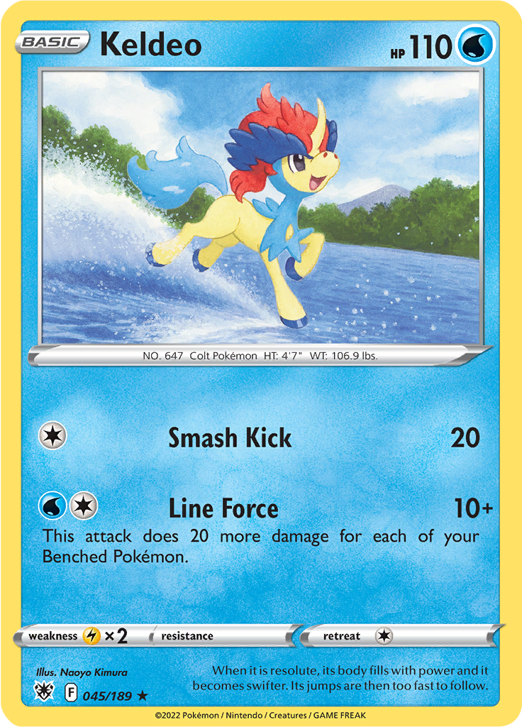 Keldeo (Reverse Holo)