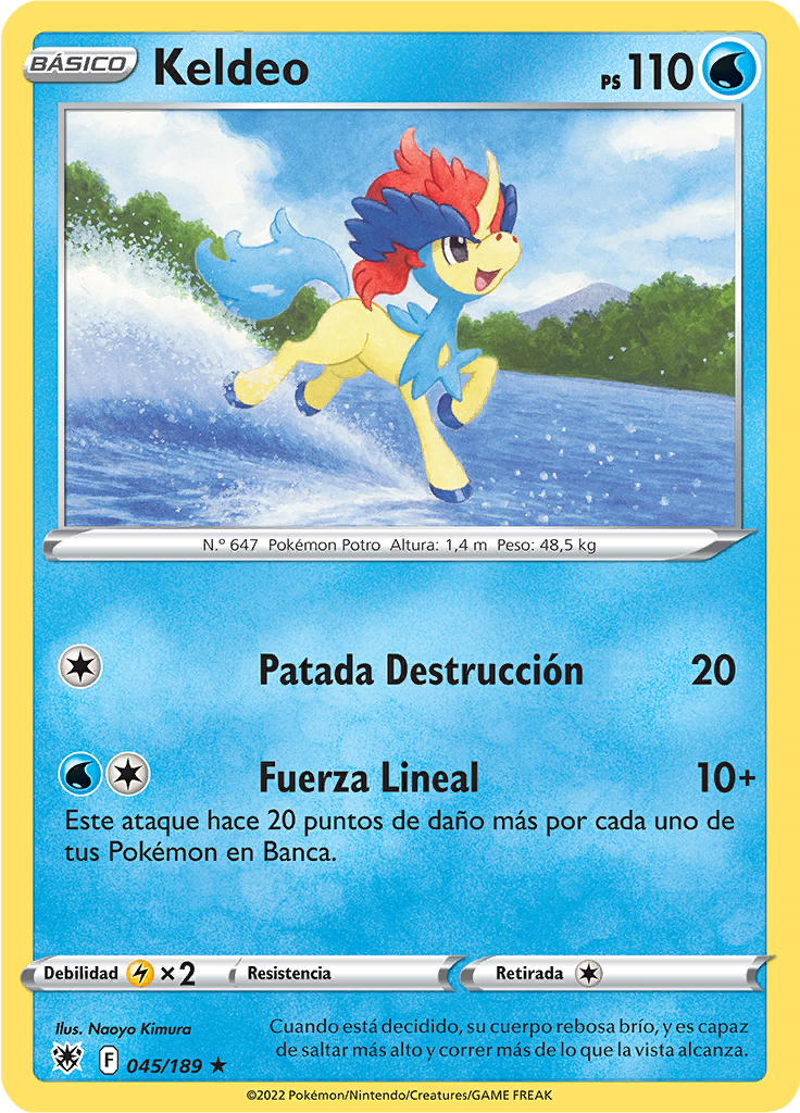 Keldeo (Reverse Holo)
