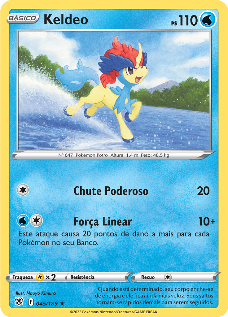 Keldeo (Reverse Holo)