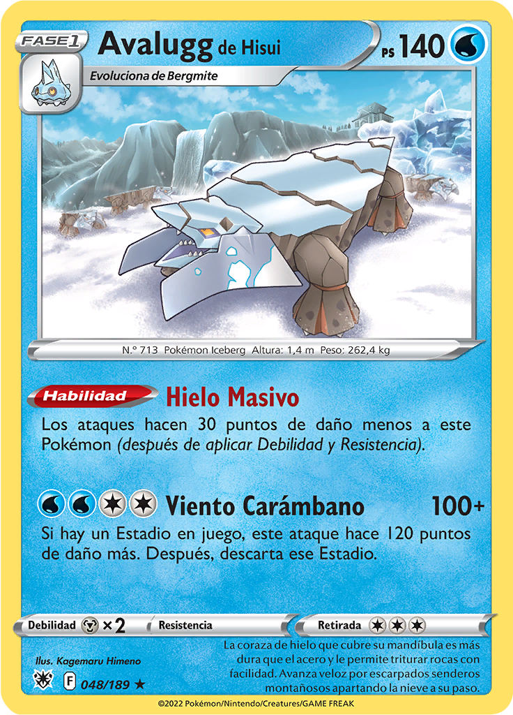 Avalugg de Hisui (Reverse Holo)