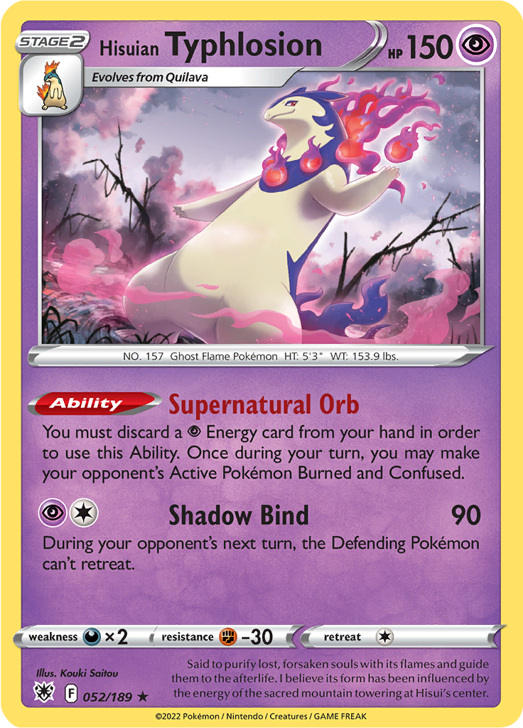 Hisuian Typhlosion (Reverse Holo)