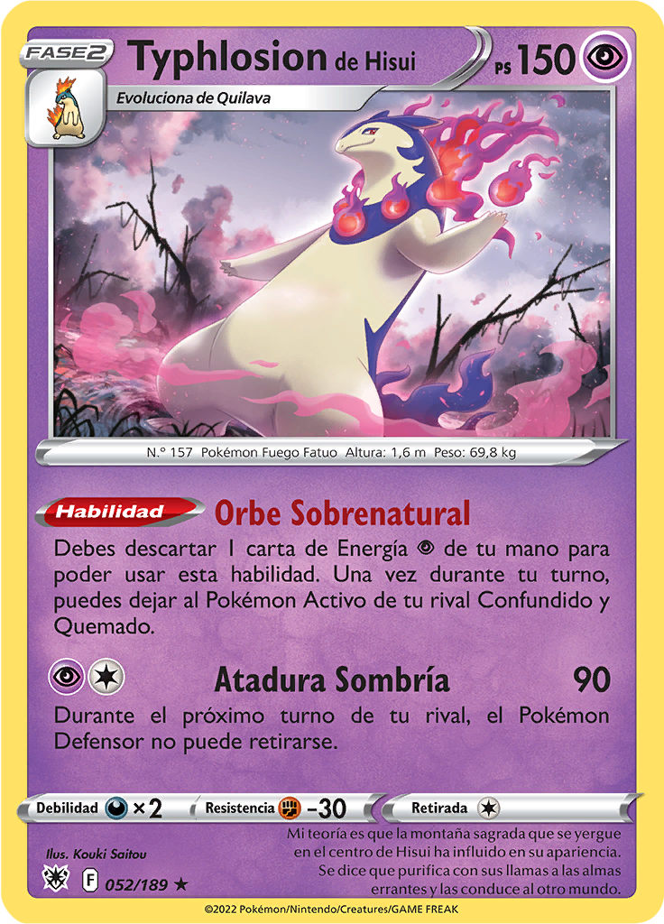 Typhlosion de Hisui (Reverse Holo)