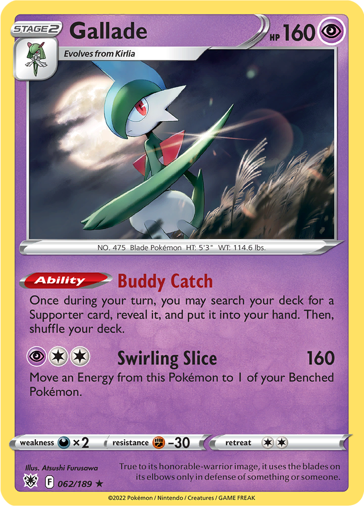 Gallade (Reverse Holo)