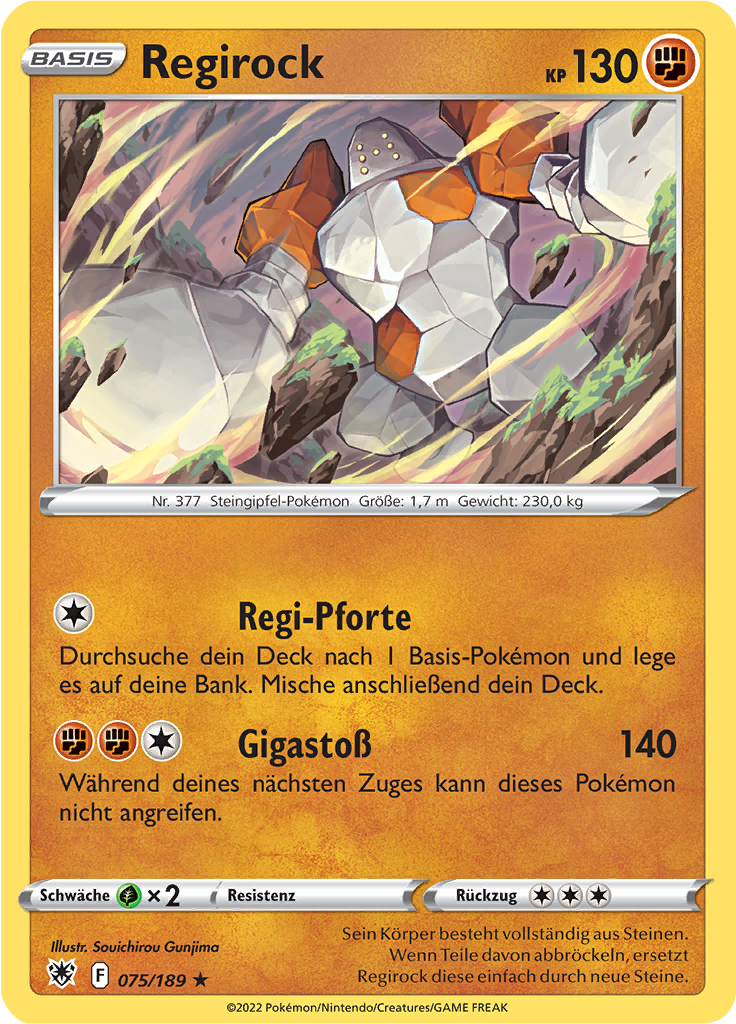 Regirock (Reverse Holo)
