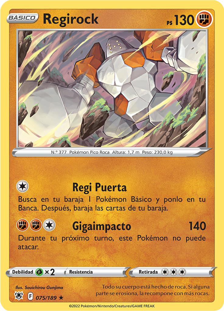 Regirock (Reverse Holo)