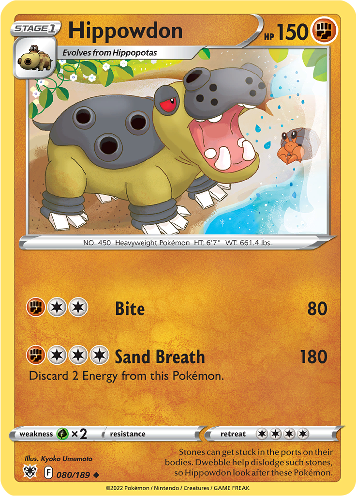 Hippowdon (Reverse Holo)