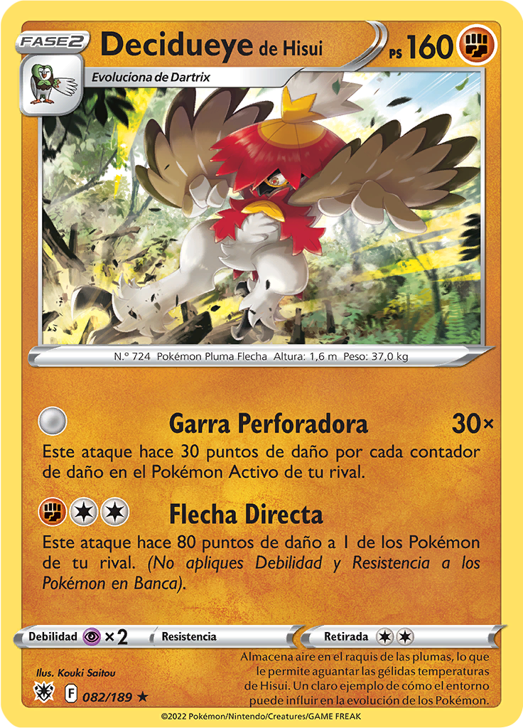 Decidueye de Hisui (Reverse Holo)