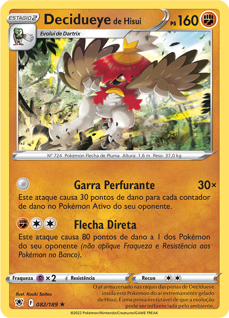 Decidueye de Hisui (Reverse Holo)