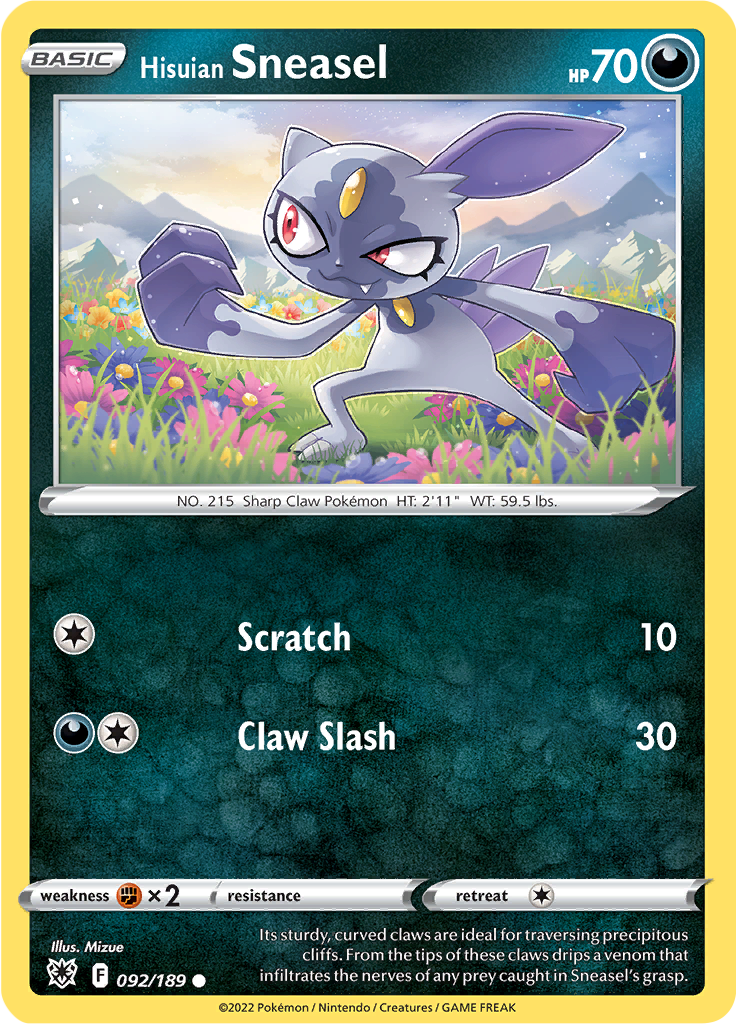 Hisuian Sneasel (Reverse Holo)