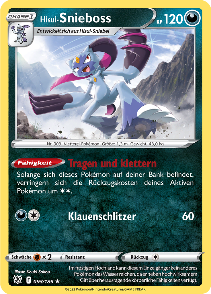 Hisui-Snieboss (Reverse Holo)