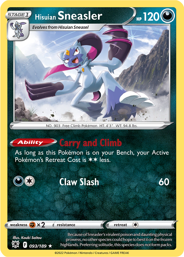 Hisuian Sneasler (Reverse Holo)