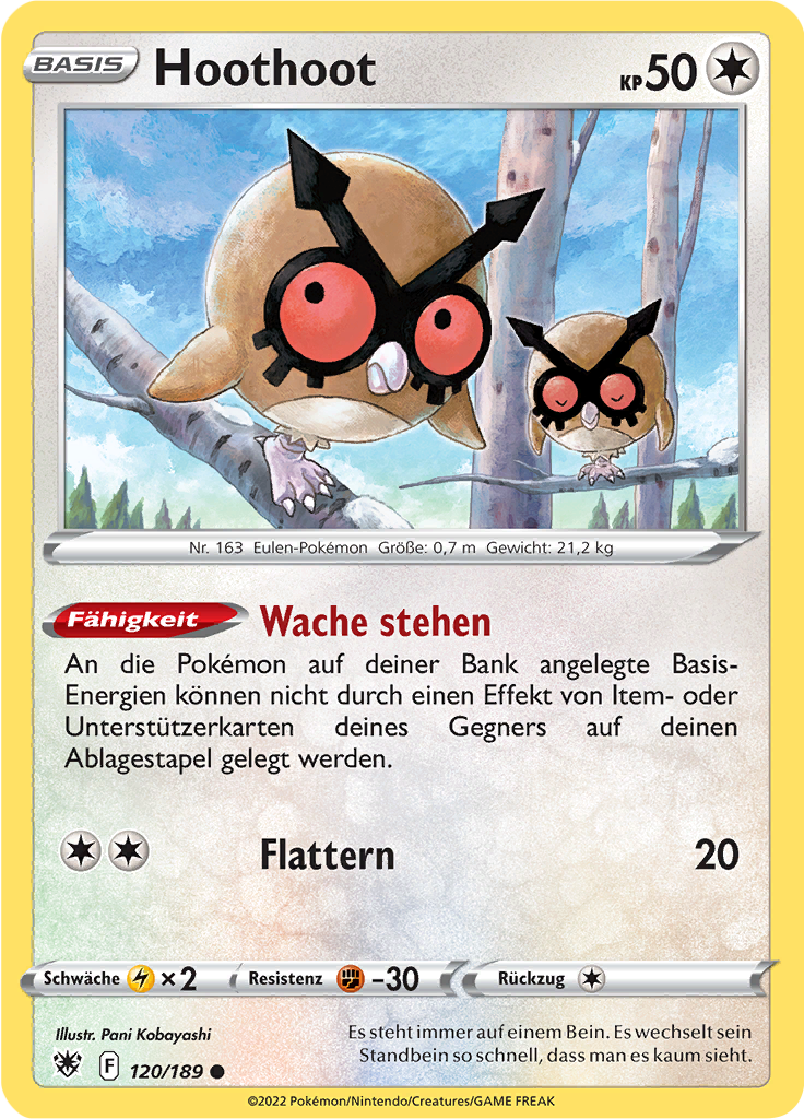 Hoothoot (Reverse Holo)