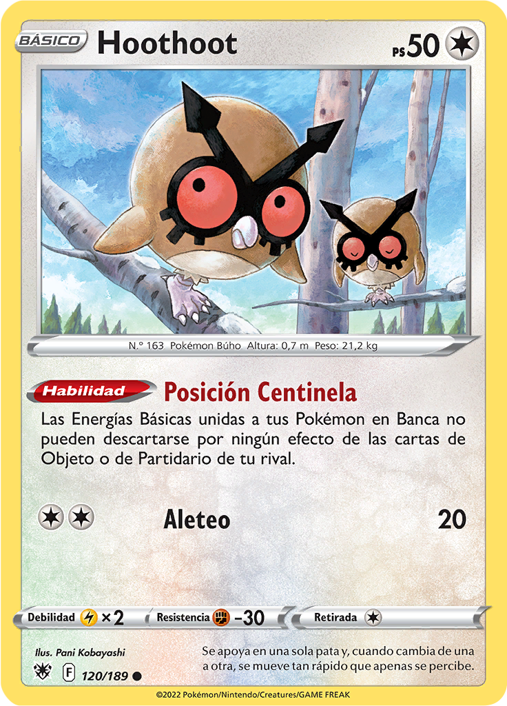 Hoothoot (Reverse Holo)