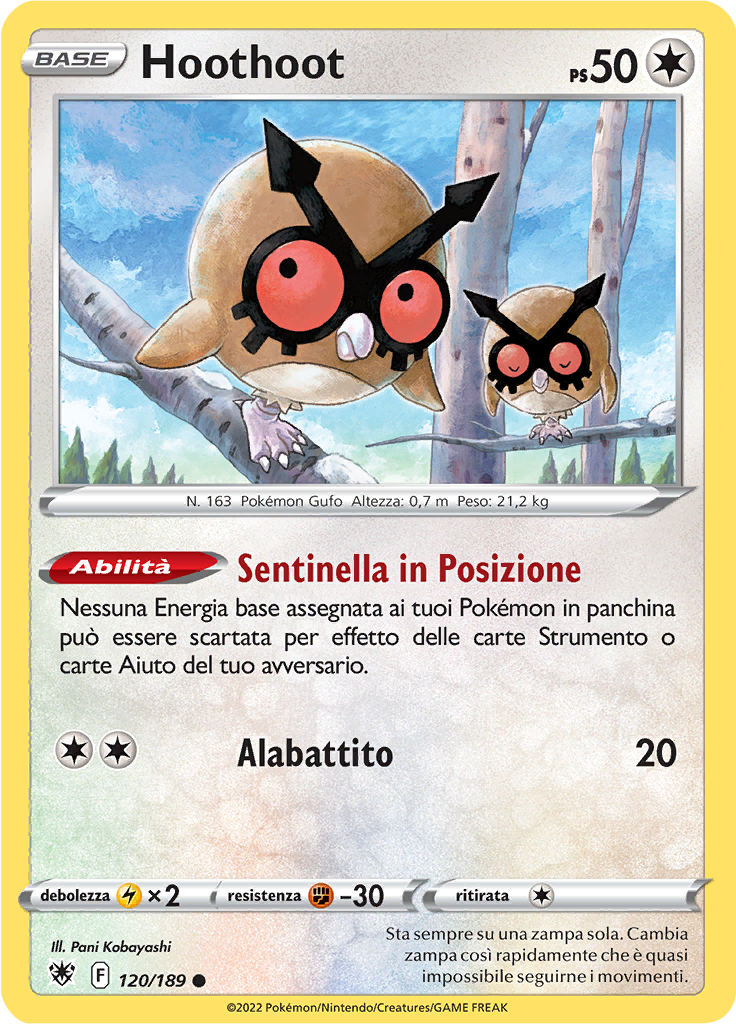 Hoothoot (Reverse Holo)