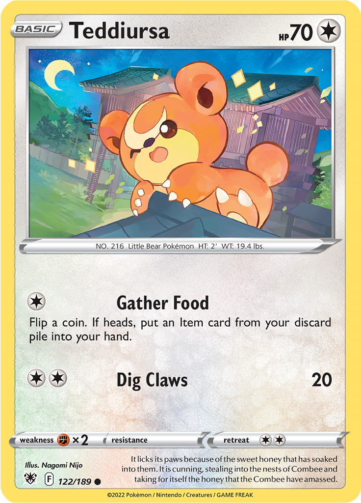 Teddiursa (Reverse Holo)