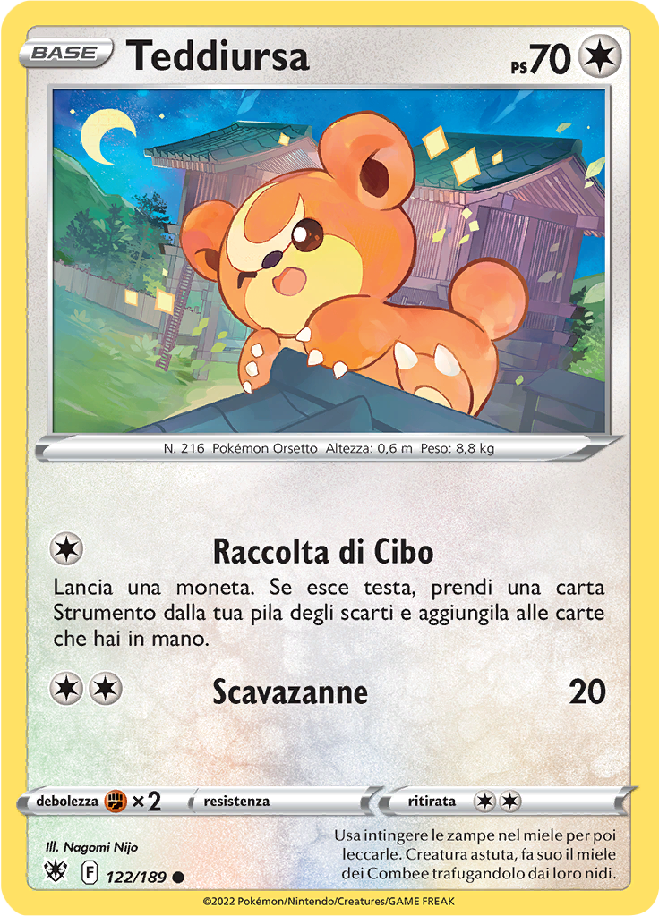 Teddiursa (Reverse Holo)
