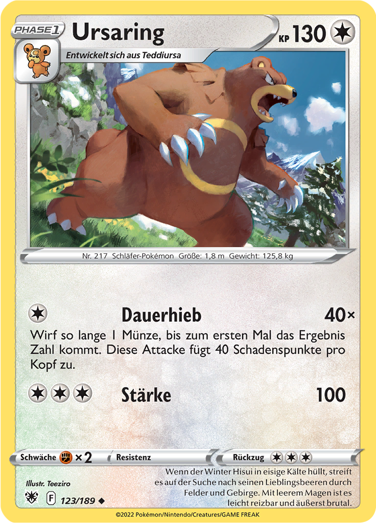 Ursaring (Reverse Holo)