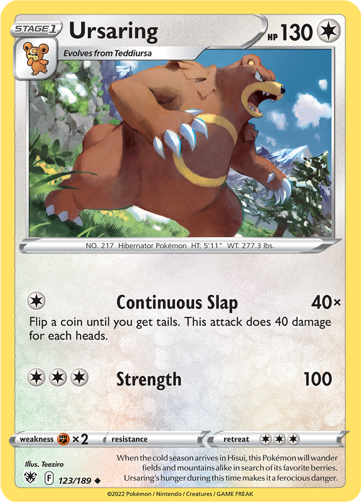 Ursaring (Reverse Holo)