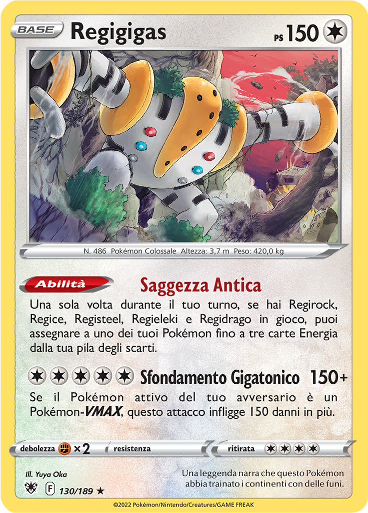 Regigigas (Reverse Holo)