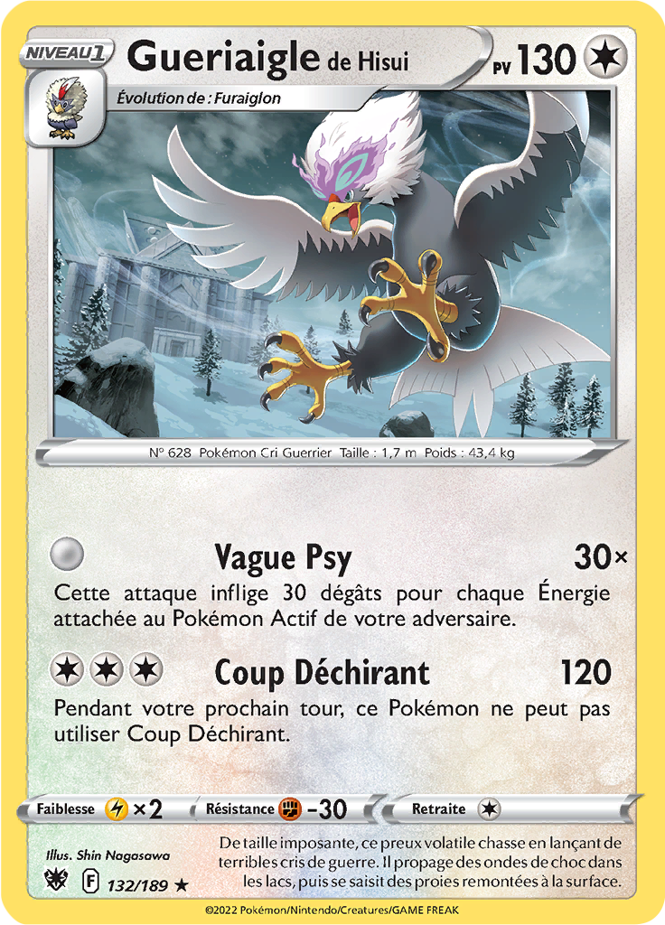 Gueriaigle de Hisui (Reverse Holo)