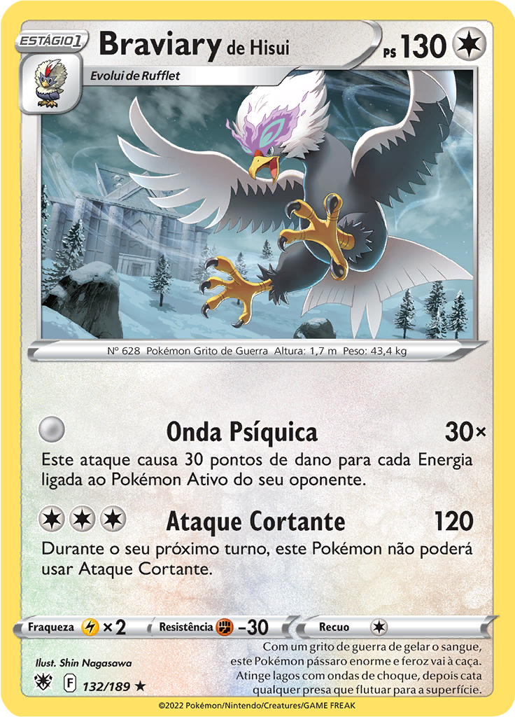 Braviary de Hisui (Reverse Holo)