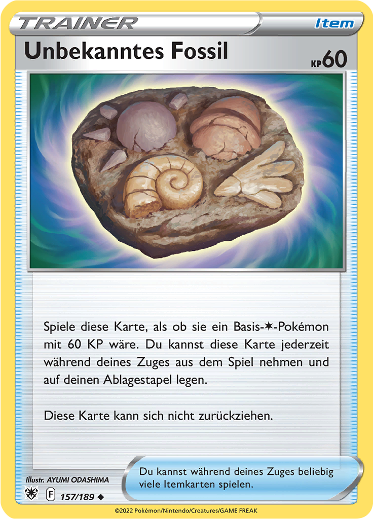 Unbekanntes Fossil (Reverse Holo)