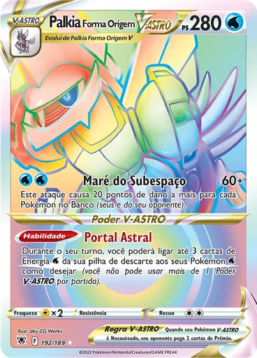 Palkia Forma Origem V-ASTRO