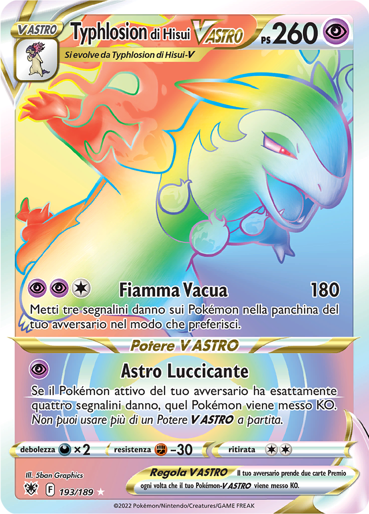 Typhlosion di Hisui V ASTRO