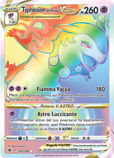 Typhlosion di Hisui V ASTRO