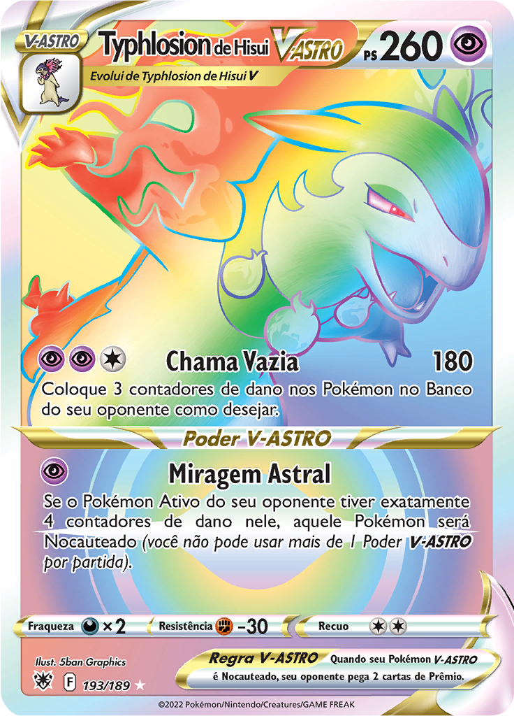 Typhlosion de Hisui V-ASTRO