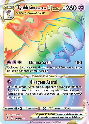 Typhlosion de Hisui V-ASTRO