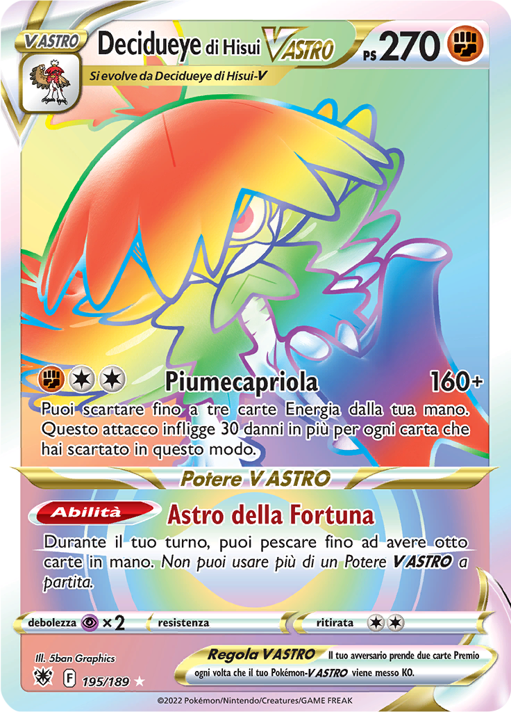 Decidueye di Hisui V ASTRO