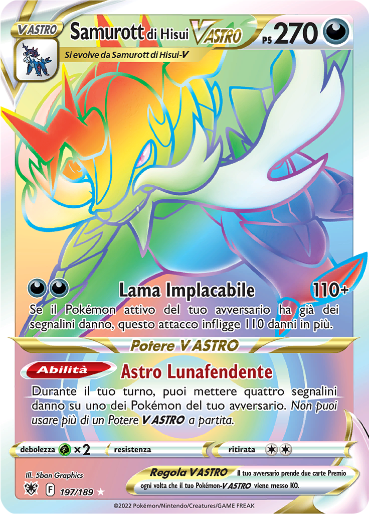 Samurott di Hisui V ASTRO