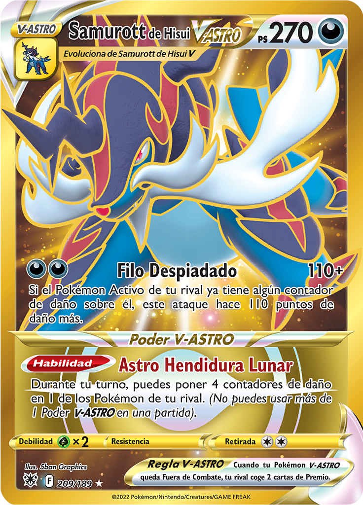 Samurott de Hisui V-ASTRO