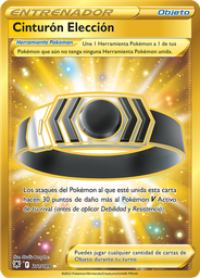 Cinturón Elección