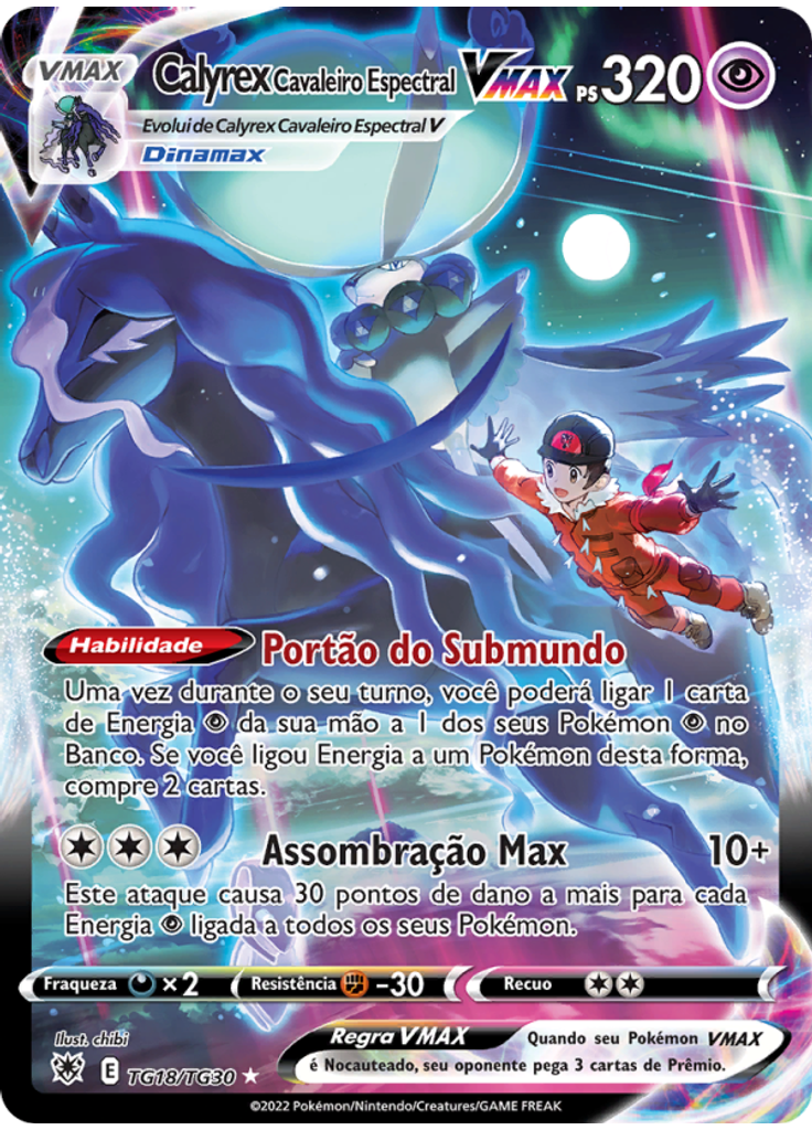 Calyrex Cavaleiro Espectral VMAX