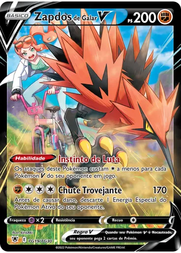 Zapdos de Galar V