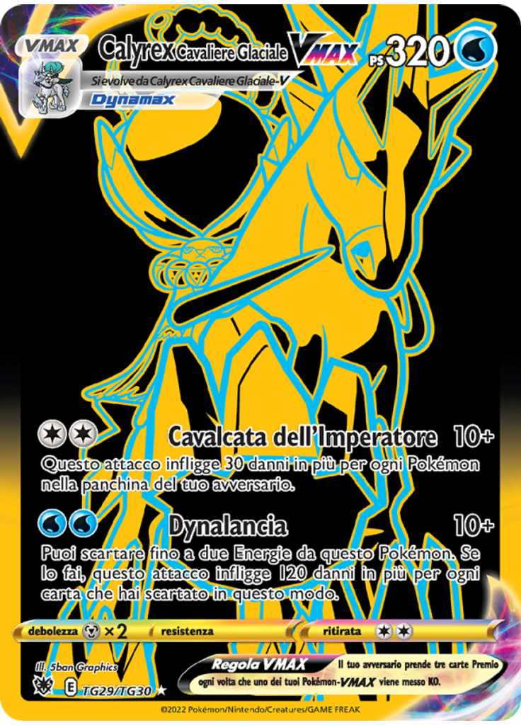 Calyrex Cavaliere Glaciale VMAX