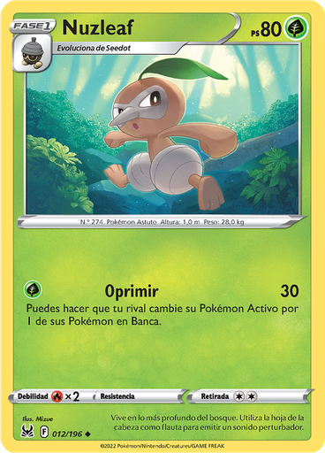 Nuzleaf (Reverse Holo)