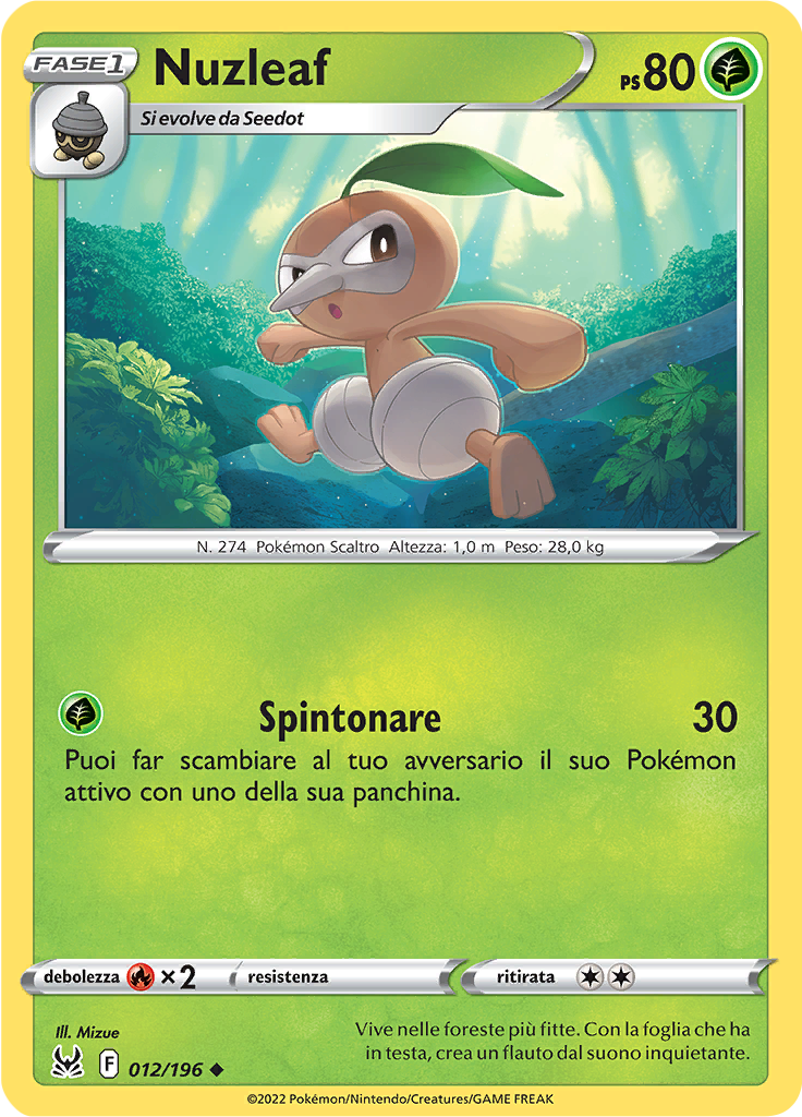 Nuzleaf (Reverse Holo)