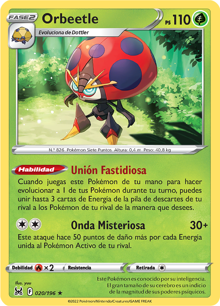 Orbeetle (Reverse Holo)