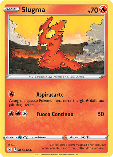 Slugma (Reverse Holo)