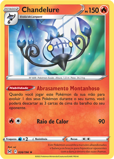 Chandelure (Reverse Holo)