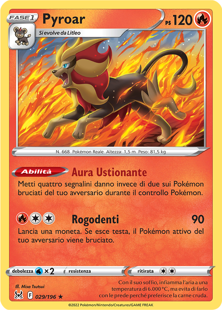 Pyroar (Reverse Holo)