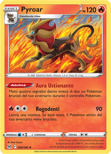 Pyroar (Reverse Holo)