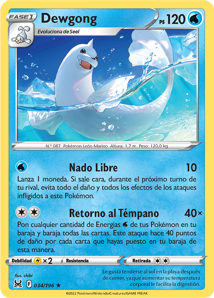 Dewgong (Reverse Holo)