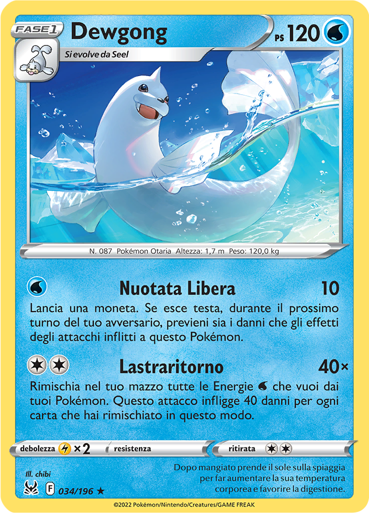 Dewgong (Reverse Holo)