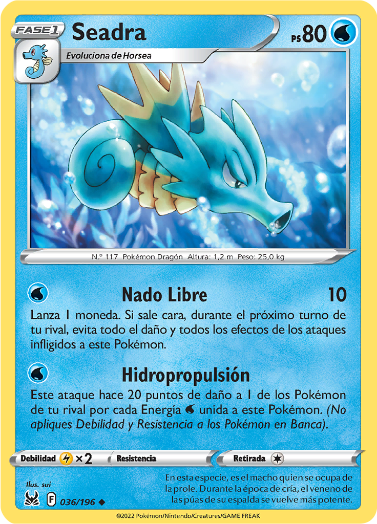 Seadra (Reverse Holo)