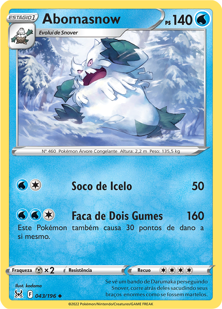 Abomasnow (Reverse Holo)