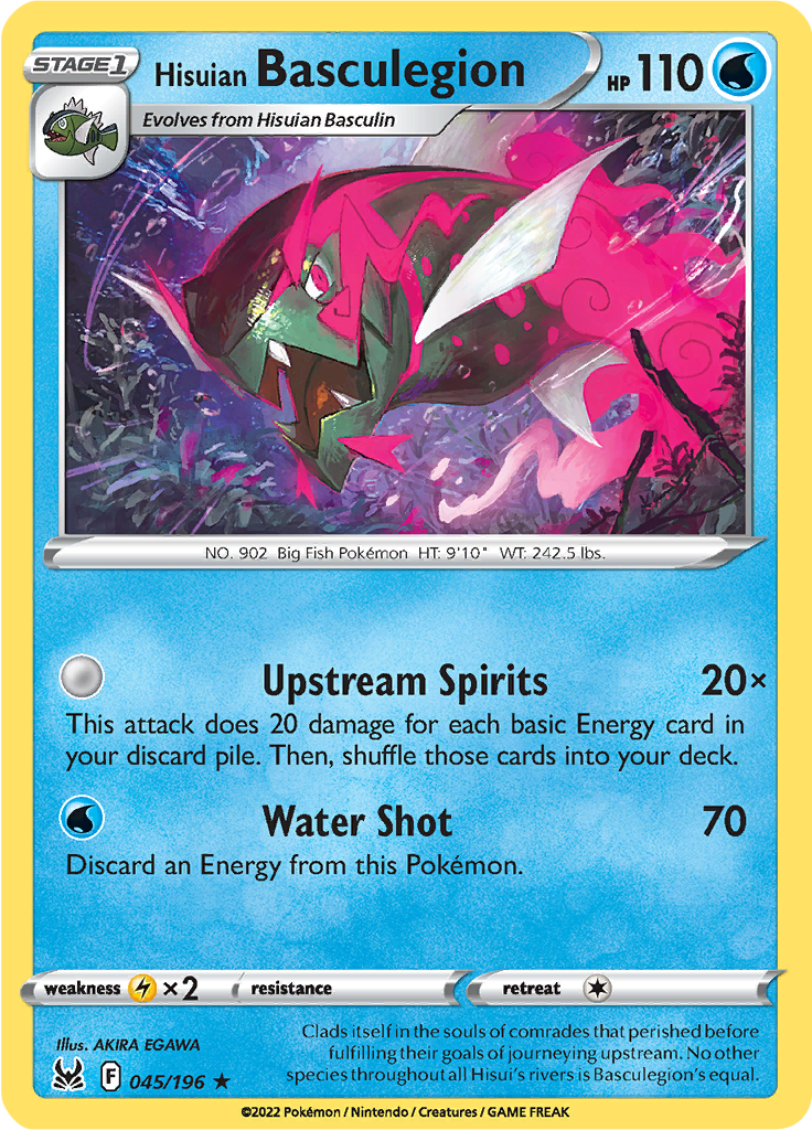 Hisuian Basculegion (Reverse Holo)